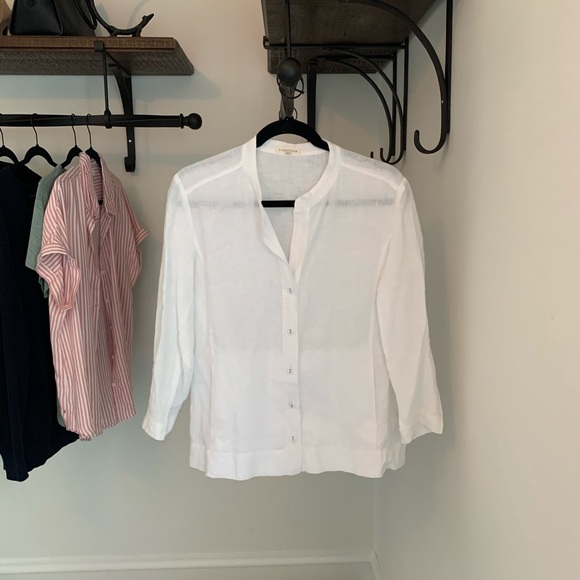 Eileen Fisher Tops - Eileen Fisher Irish Linen Button Down Shirt